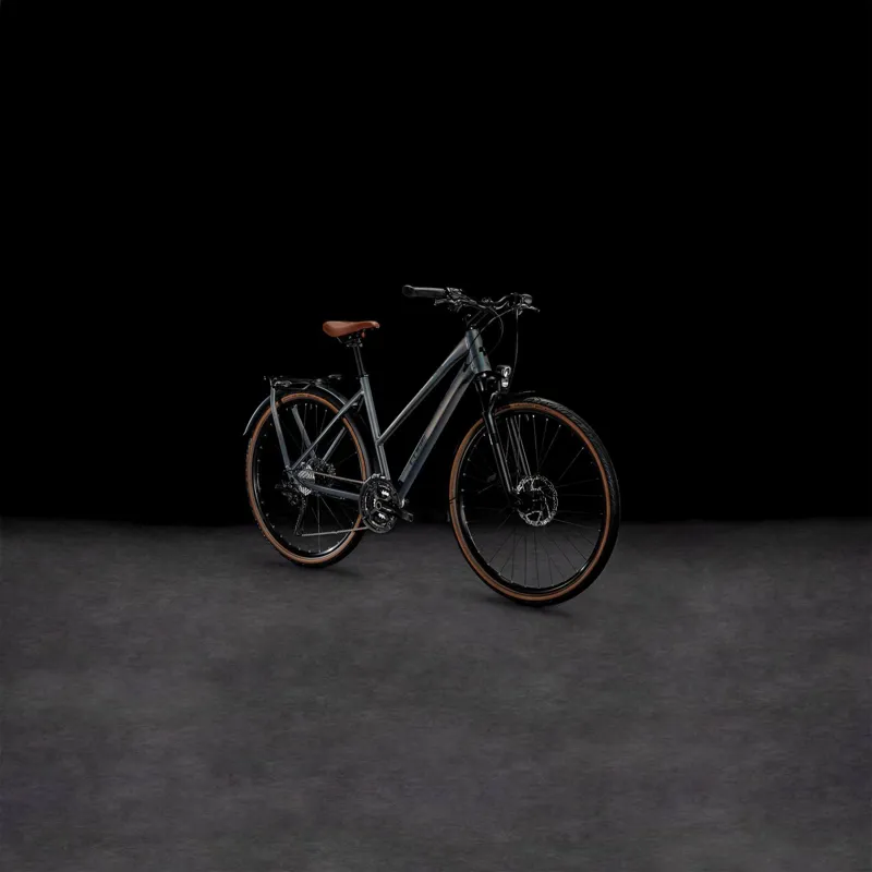 Cube Kathmandu SLX Touring Bike in Silver/Black - 2023-6